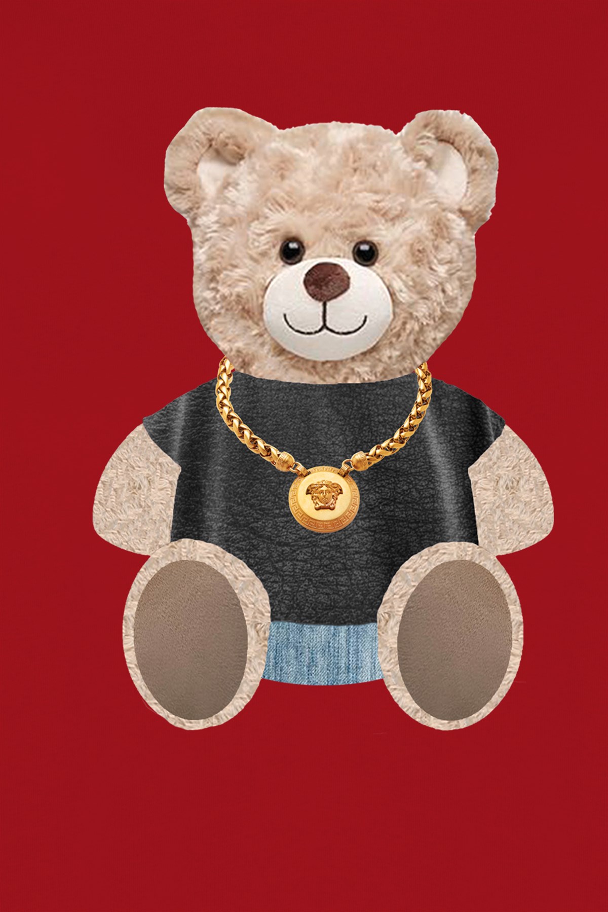 PRINTED TEDDY BEAR sweatshirt