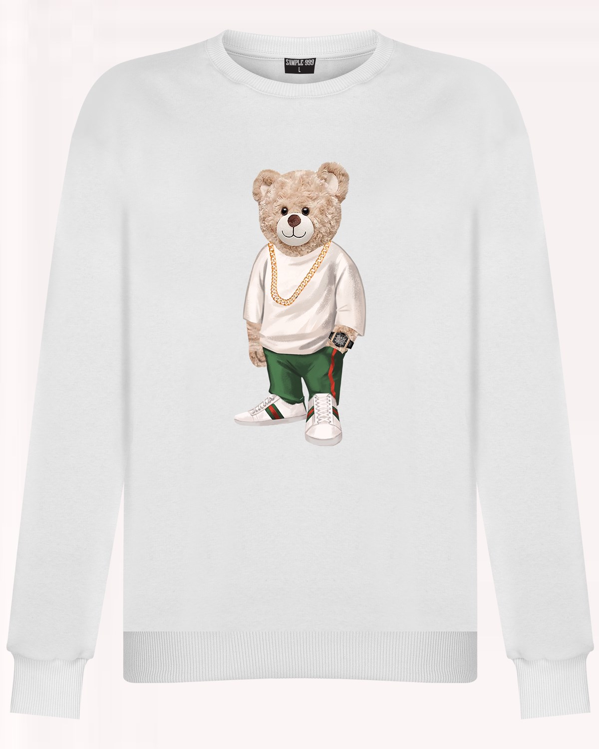PRINTED TEDDY BEAR sweatshirt