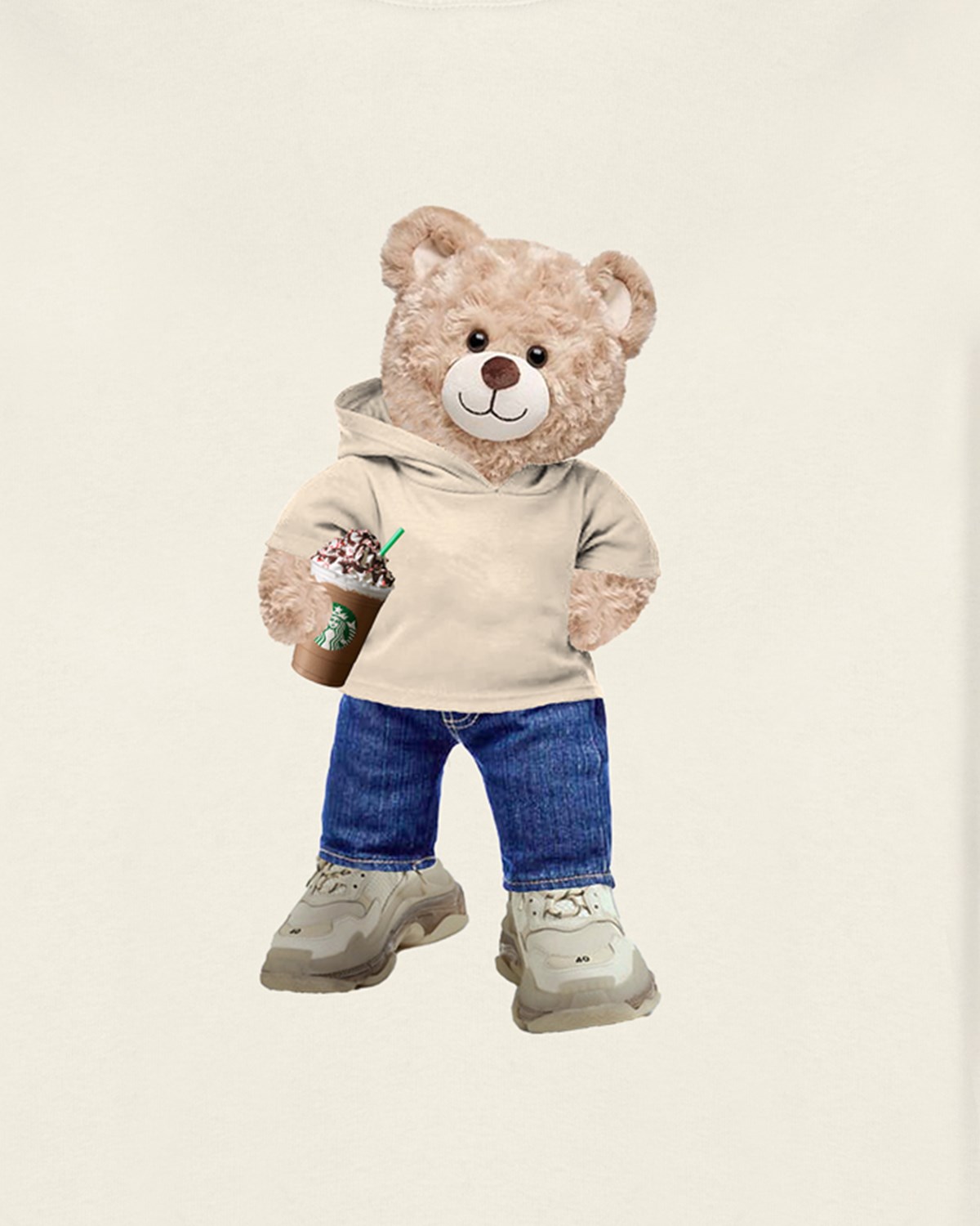 PRINTED TEDDY BEAR sweatshirt