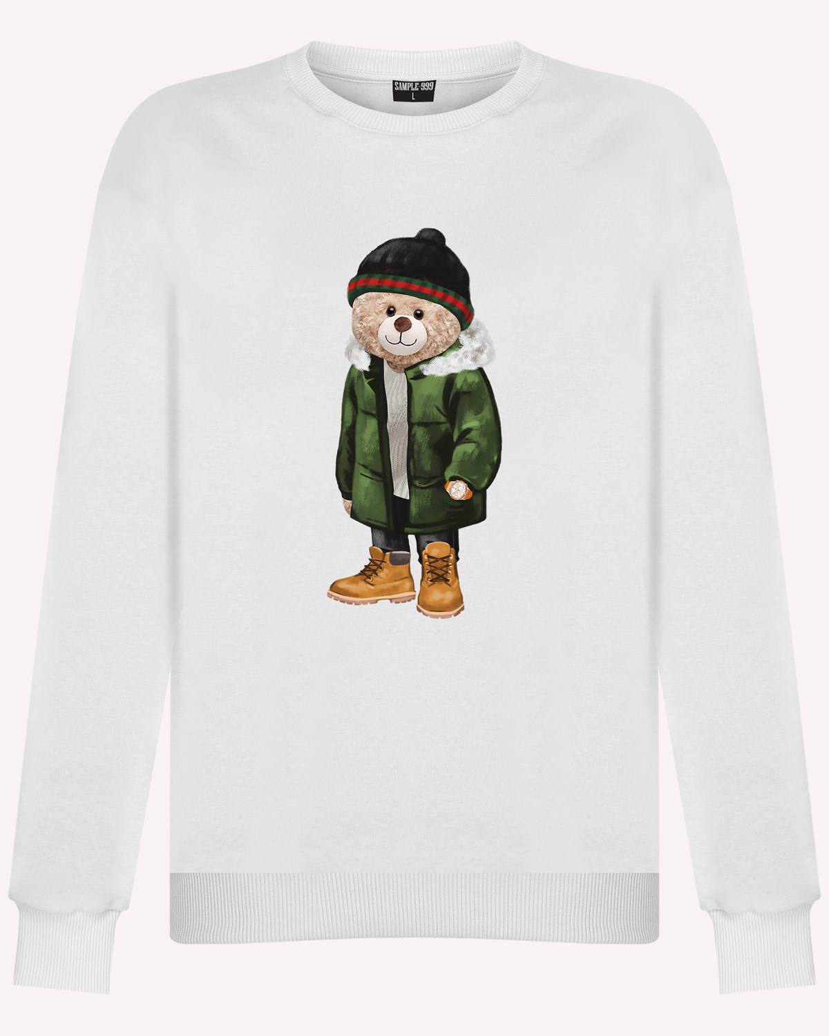 PRINTED TEDDY BEAR sweatshirt