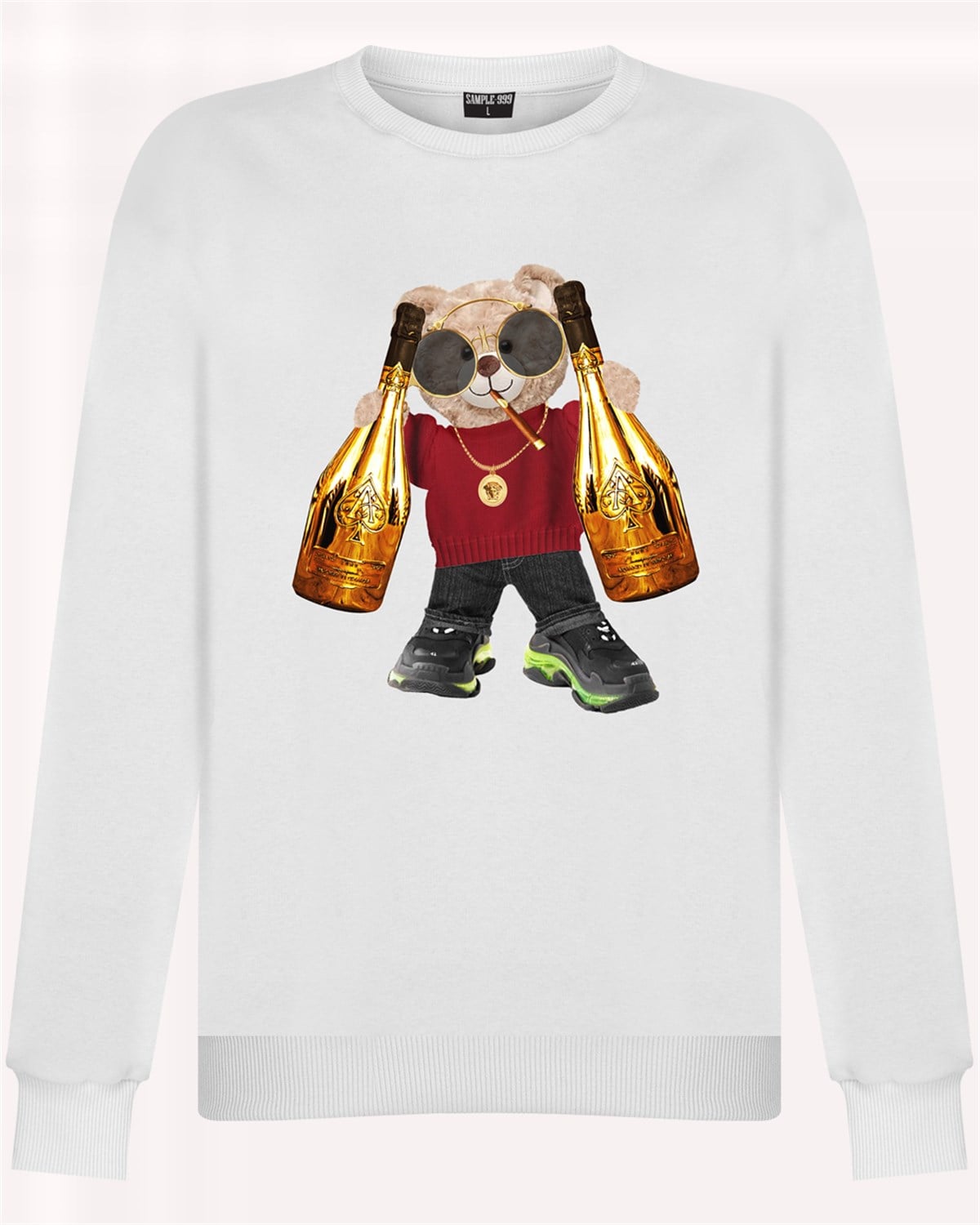 PRINTED TEDDY BEAR sweatshirt