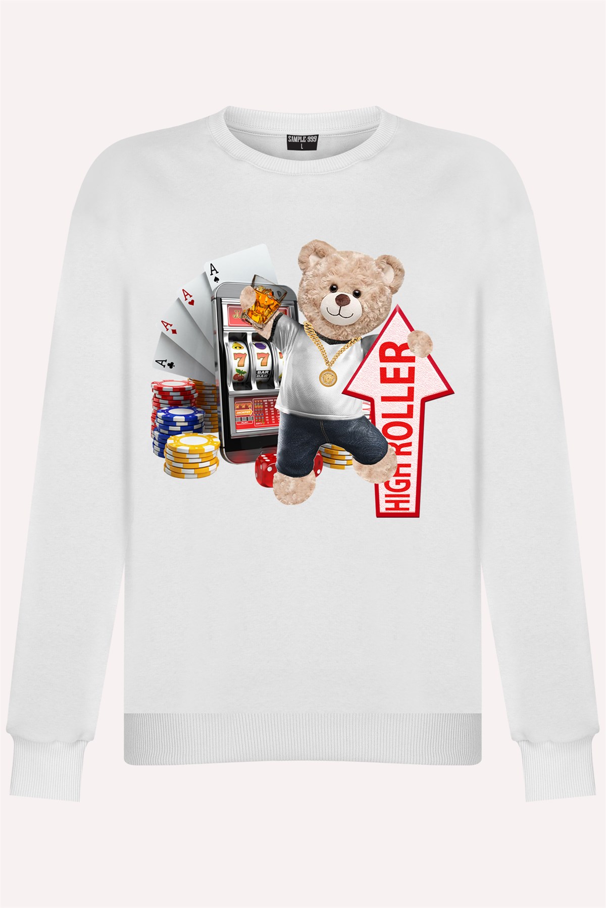 PRINTED TEDDY BEAR sweatshirt