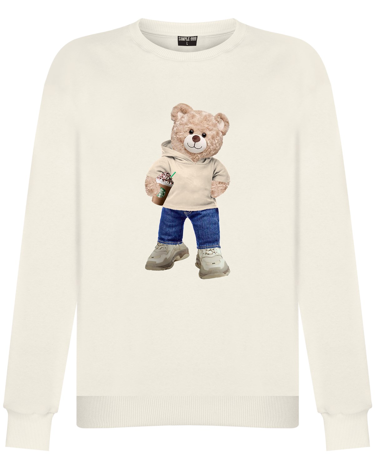PRINTED TEDDY BEAR sweatshirt