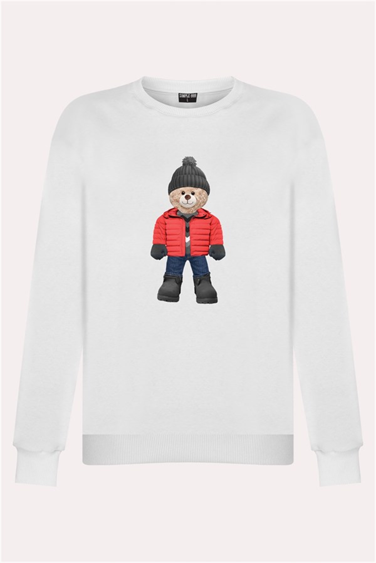 PRINTED TEDDY BEAR sweatshirt