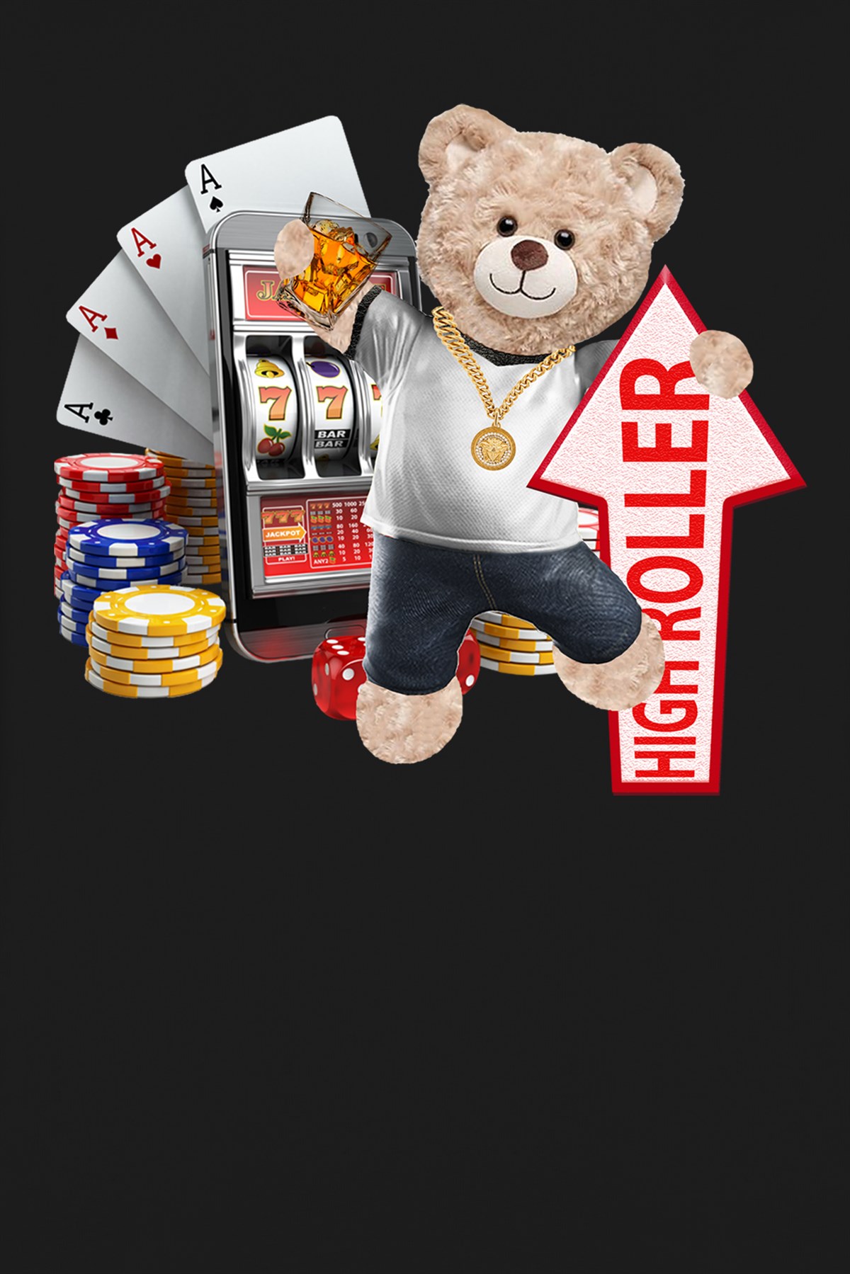 PRINTED TEDDY BEAR sweatshirt