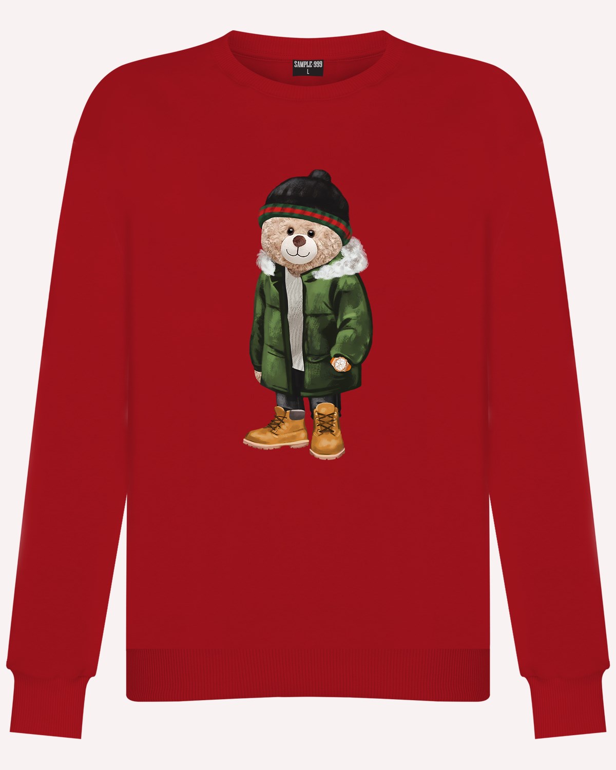 PRINTED TEDDY BEAR sweatshirt