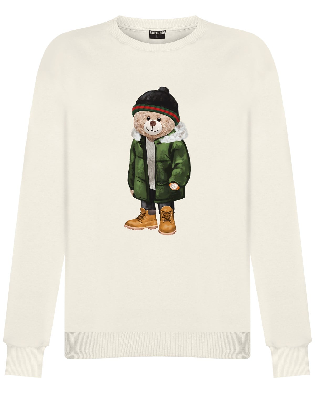 PRINTED TEDDY BEAR sweatshirt