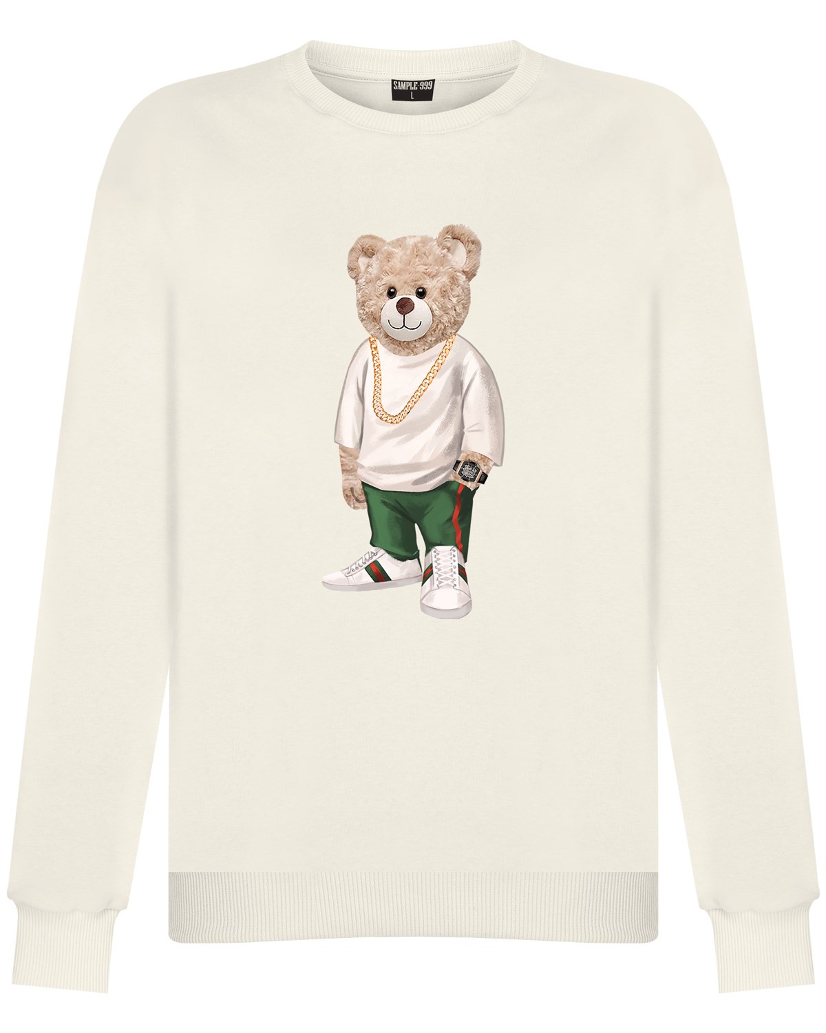 PRINTED TEDDY BEAR sweatshirt