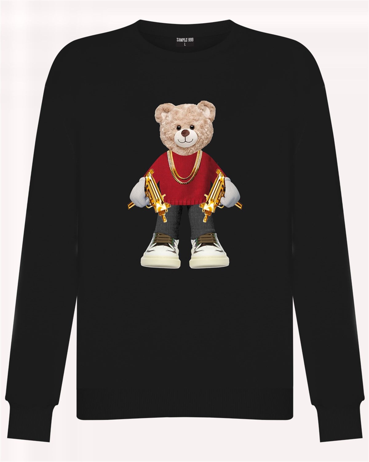 PRINTED TEDDY BEAR sweatshirt