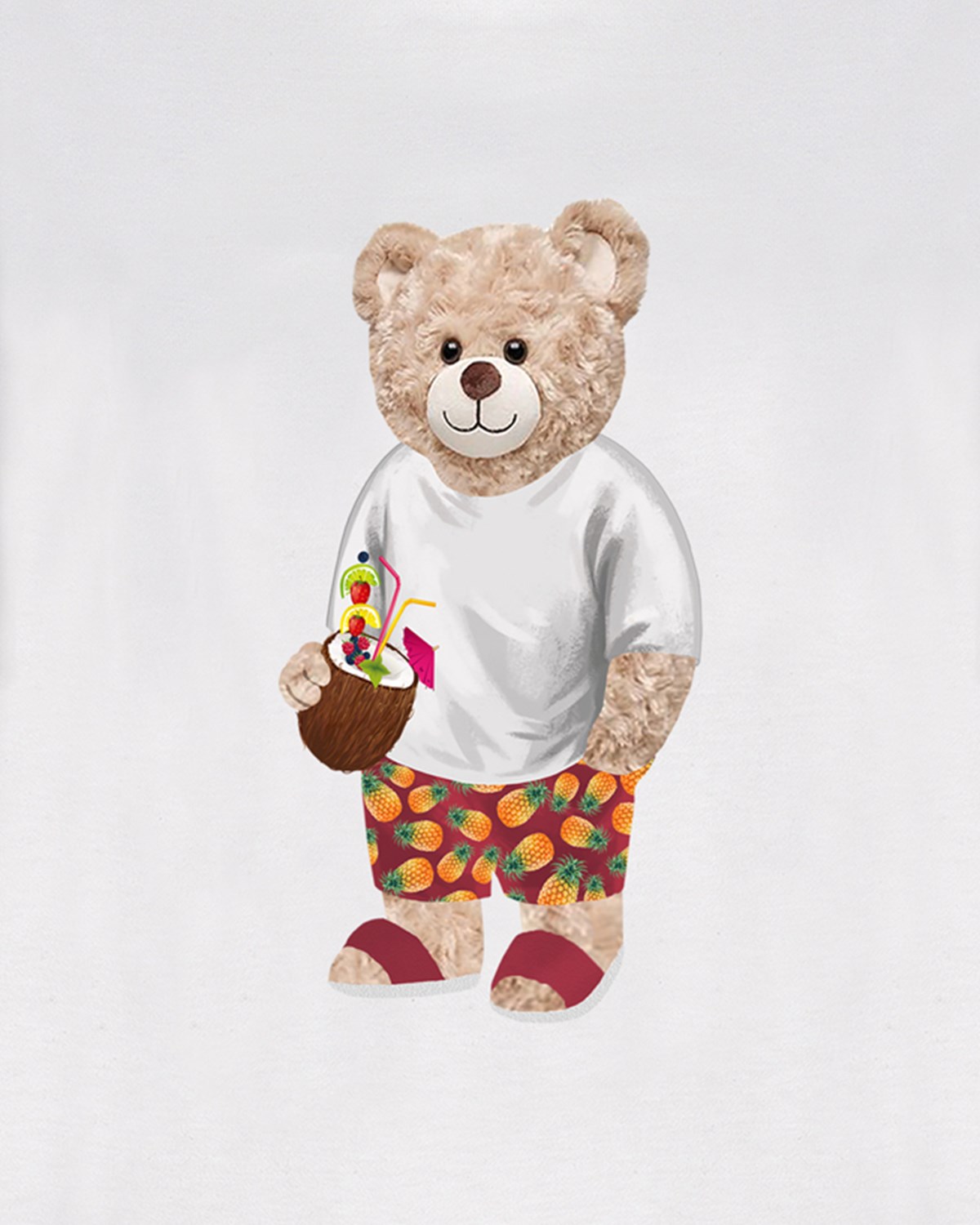 PRINTED TEDDY BEAR tshirt