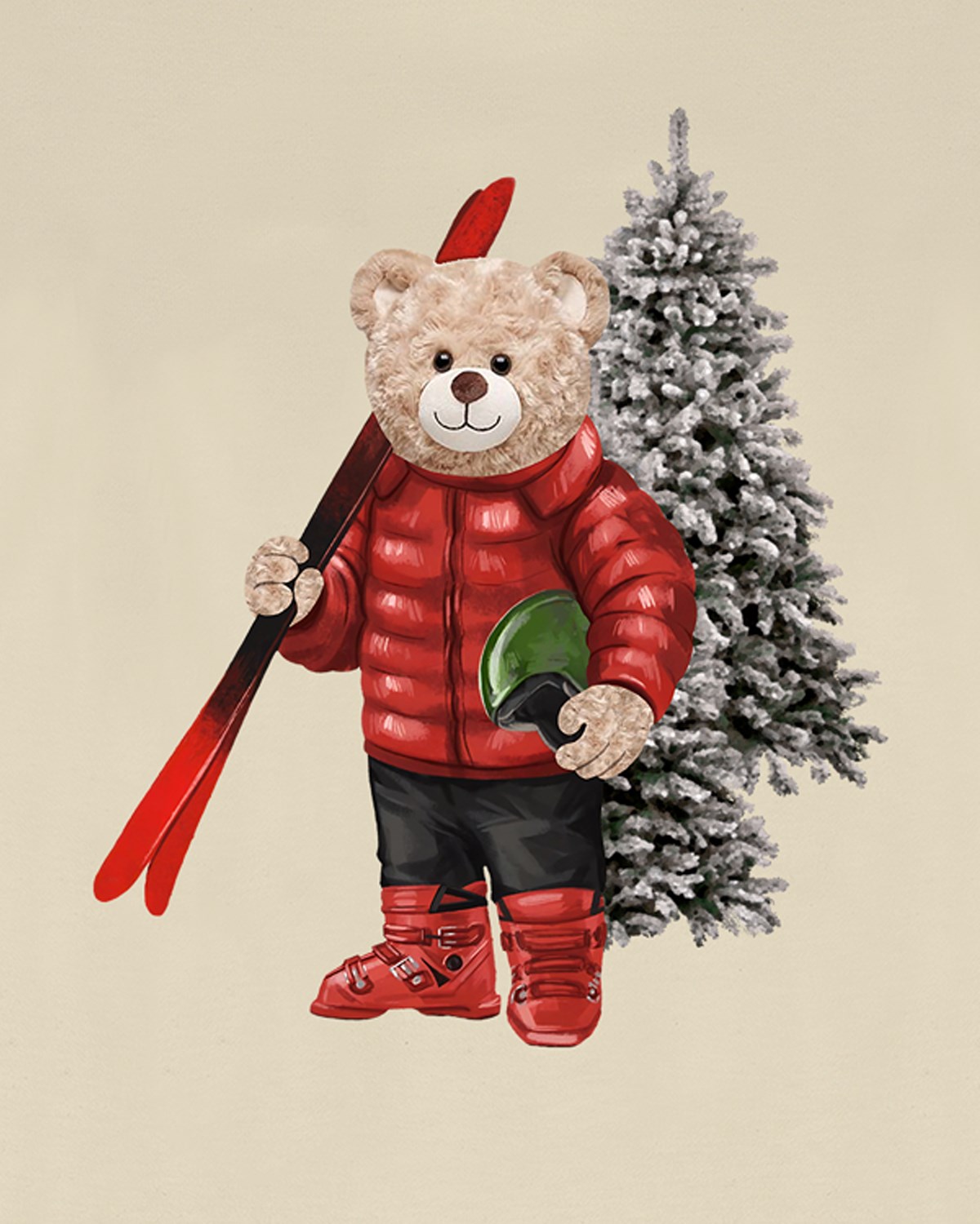 PRINTED TEDDY BEAR tshirt