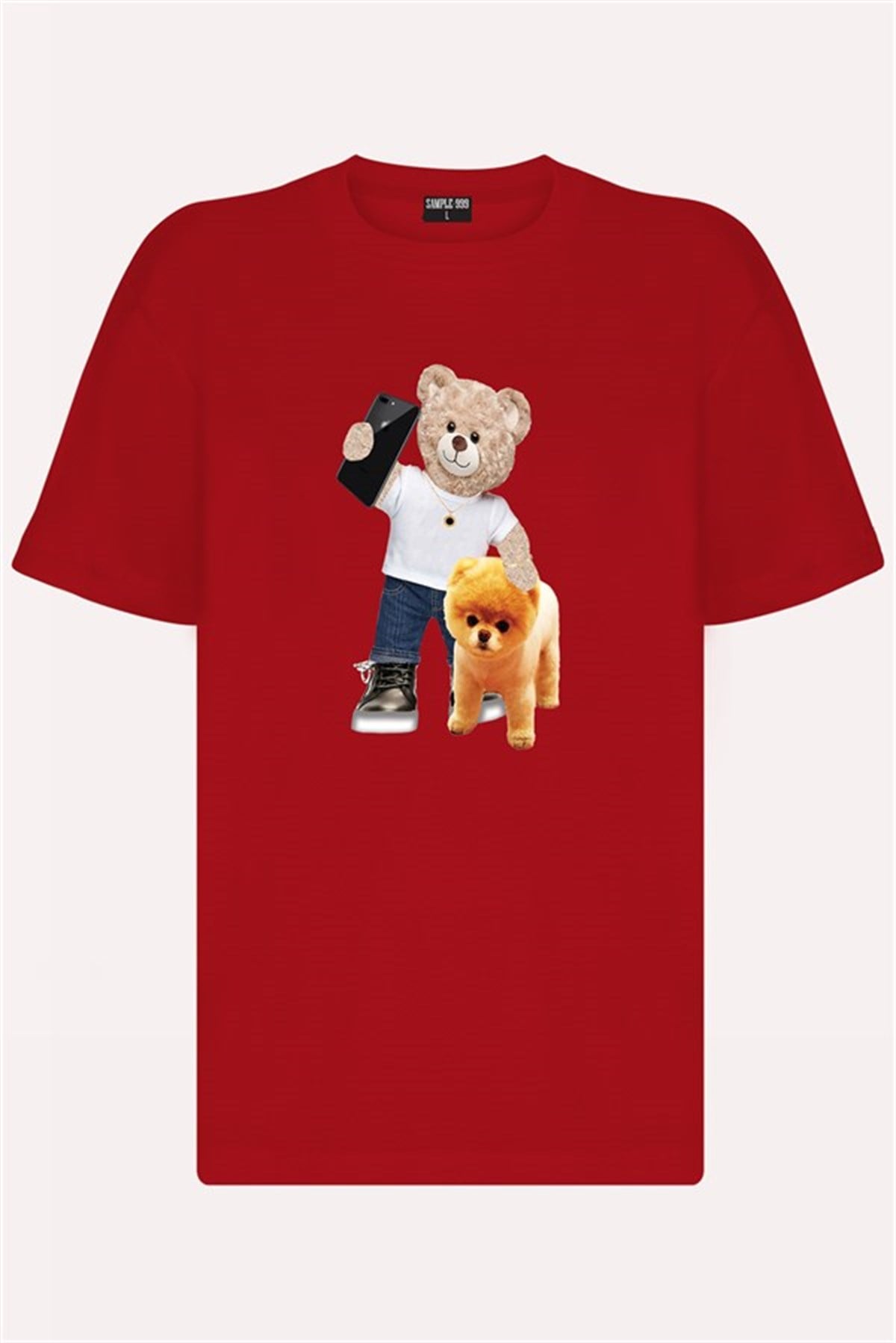PRINTED TEDDY BEAR tshirt