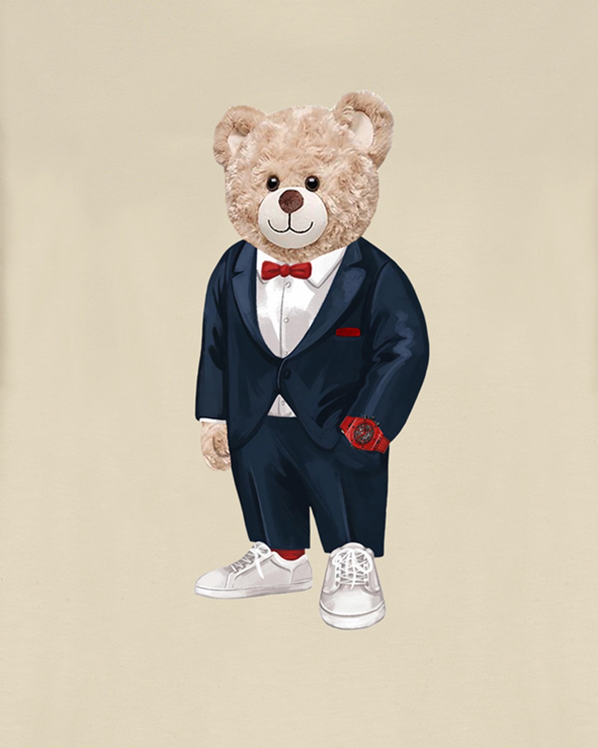 PRINTED TEDDY BEAR tshirt