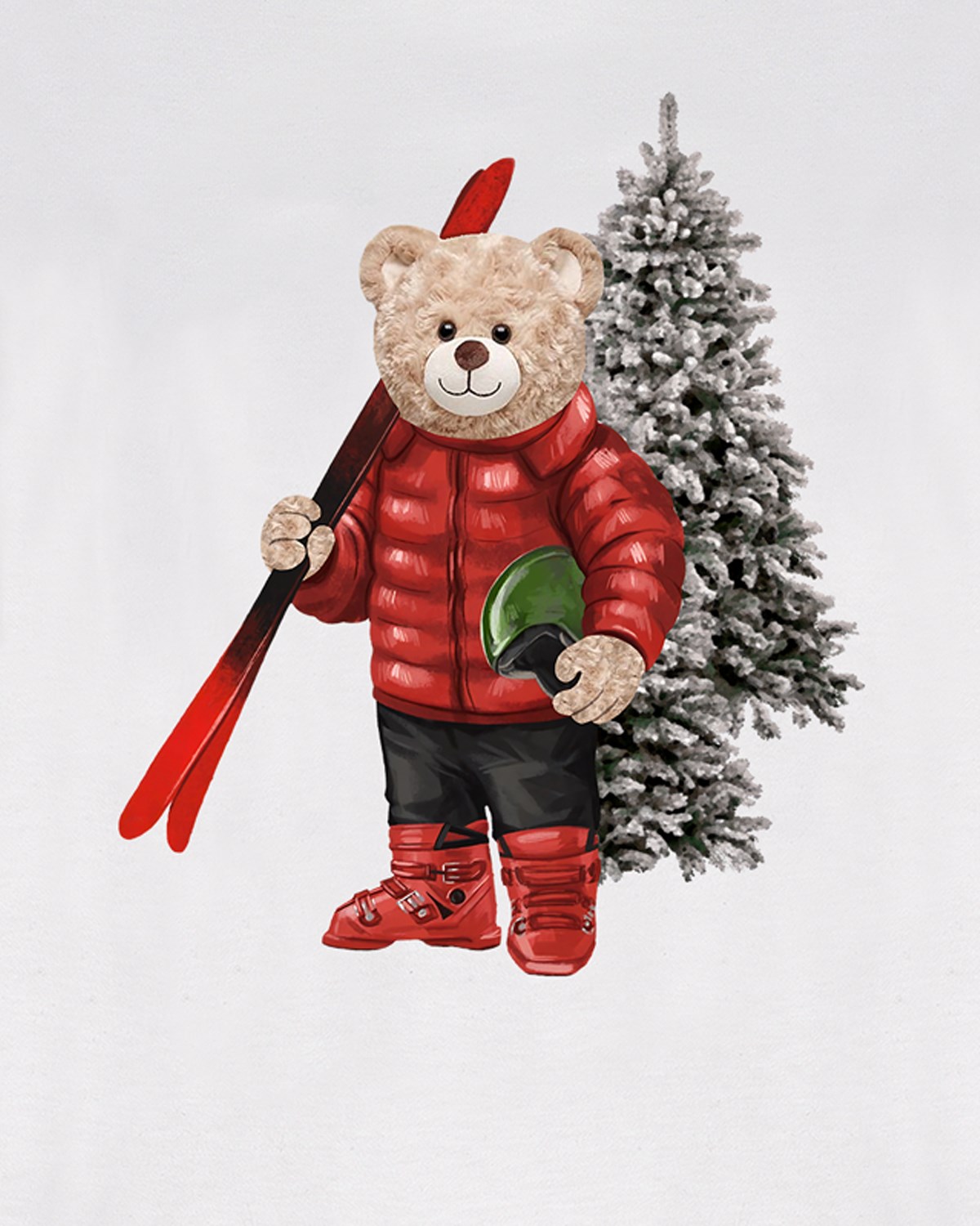 PRINTED TEDDY BEAR tshirt