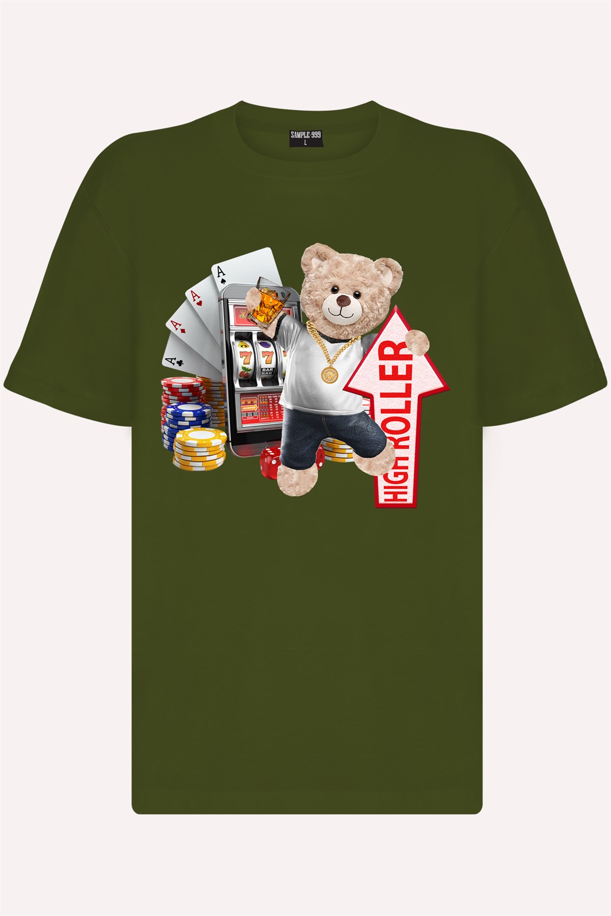 PRINTED TEDDY BEAR tshirt
