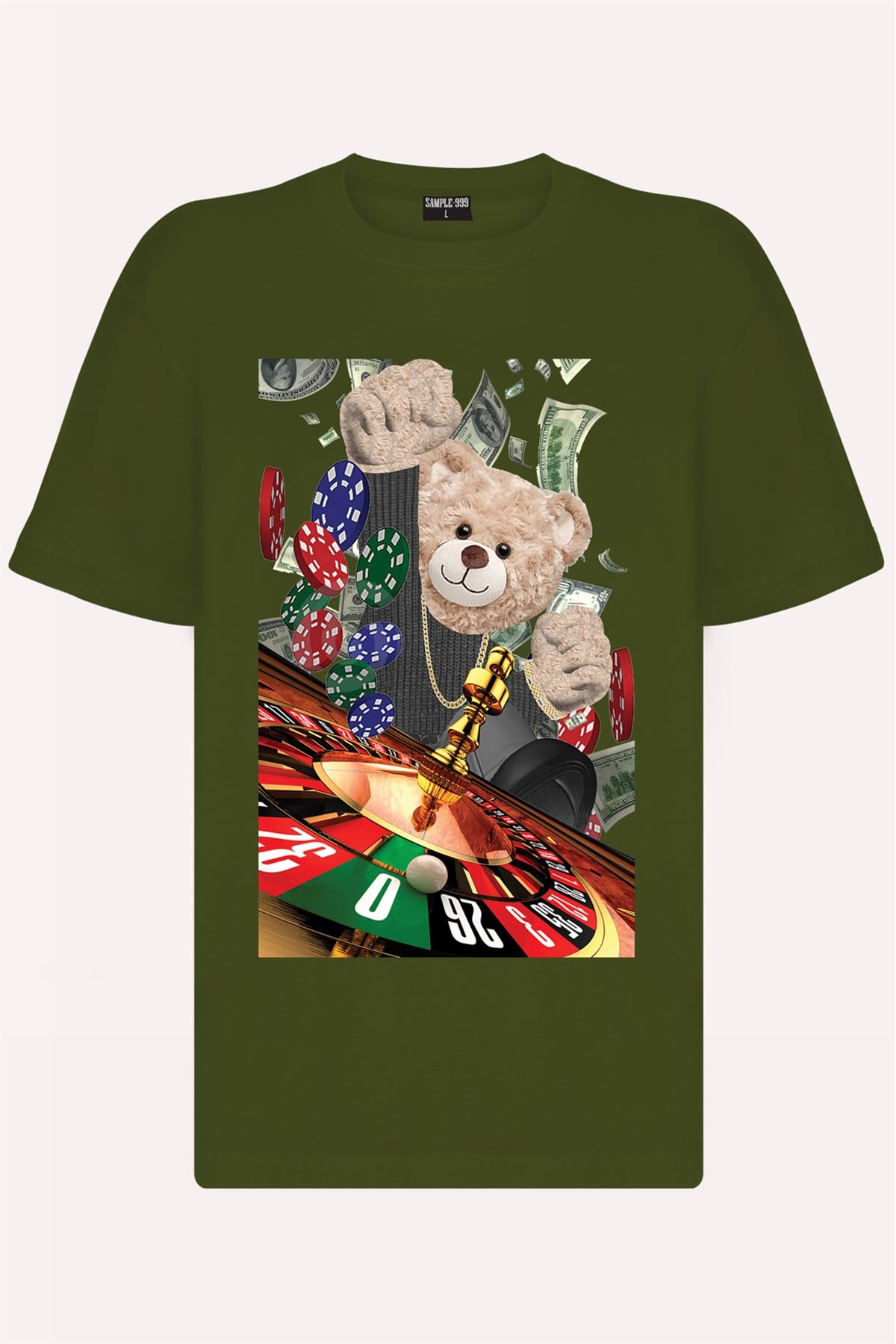 PRINTED TEDDY BEAR tshirt
