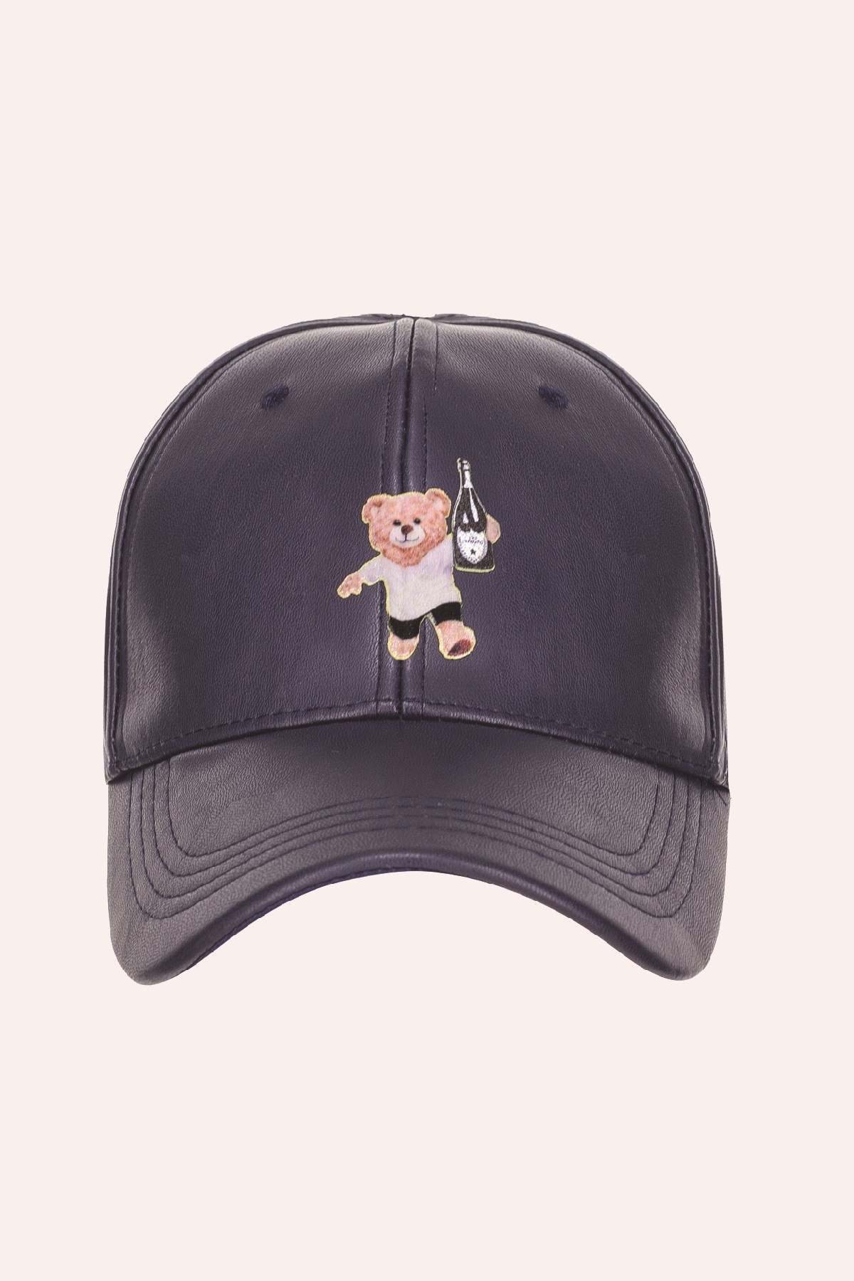 TEDDY BEAR PATCH baseball cap (navy blue)