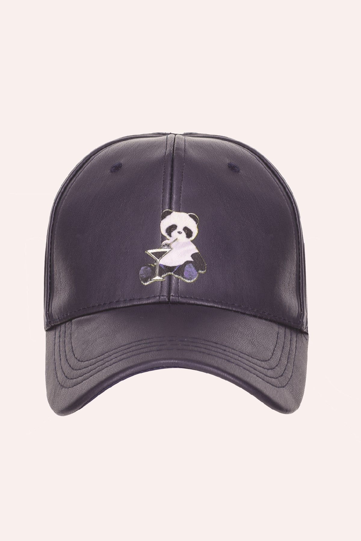PANDA PATCH baseball cap (navy blue)