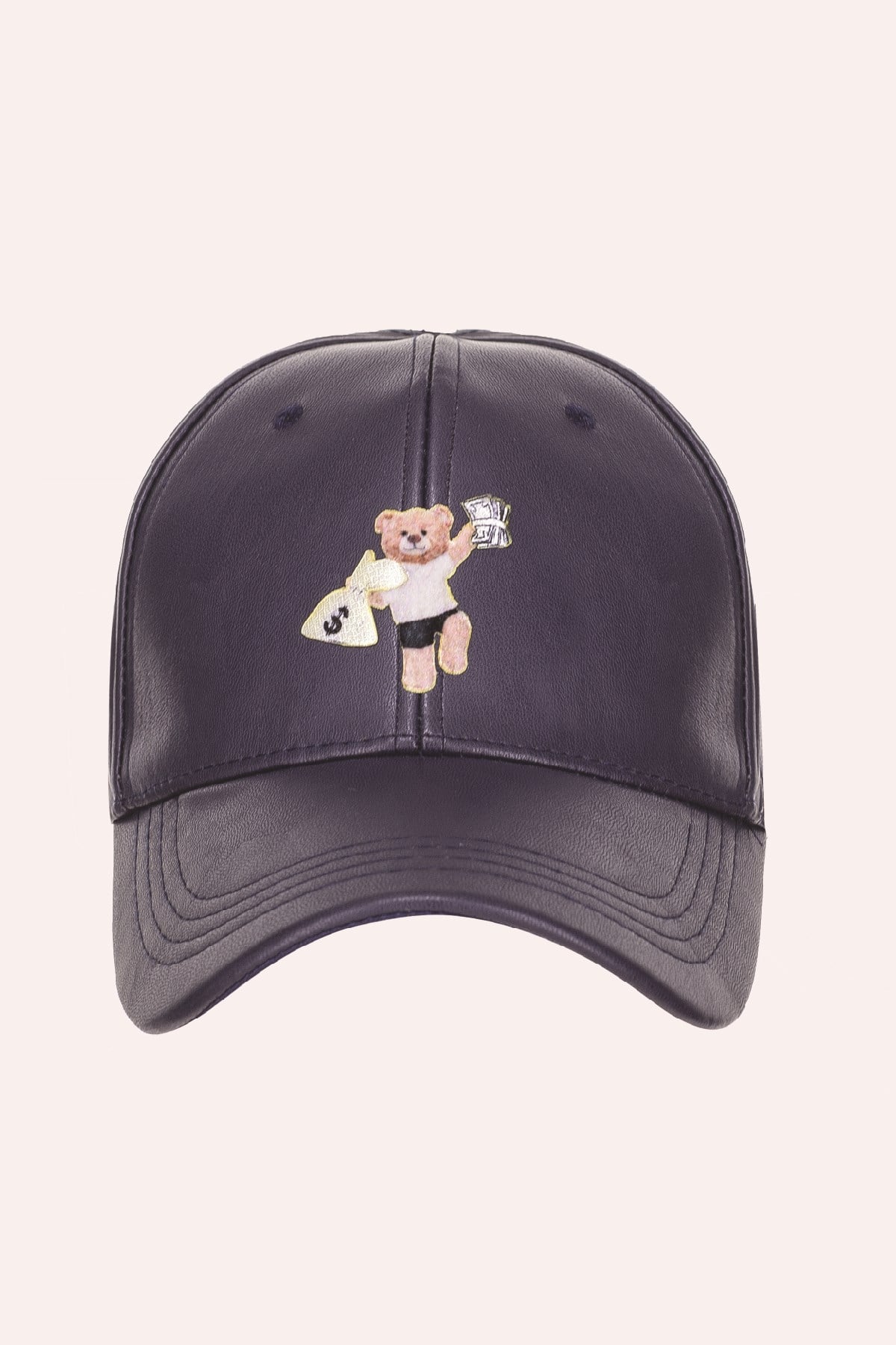TEDDY BEAR PATCH baseball cap (navy blue)