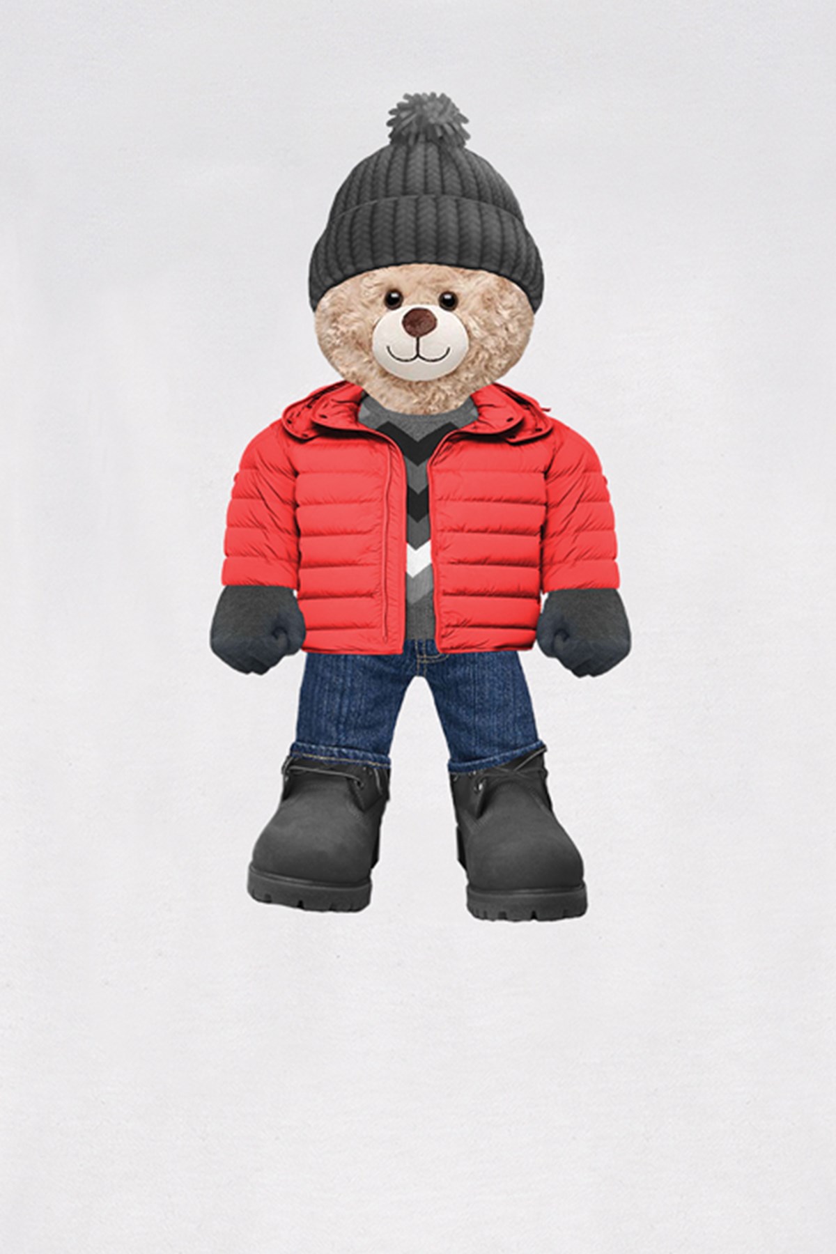 Teddy Printed Unisex Tshirt (Beyaz)