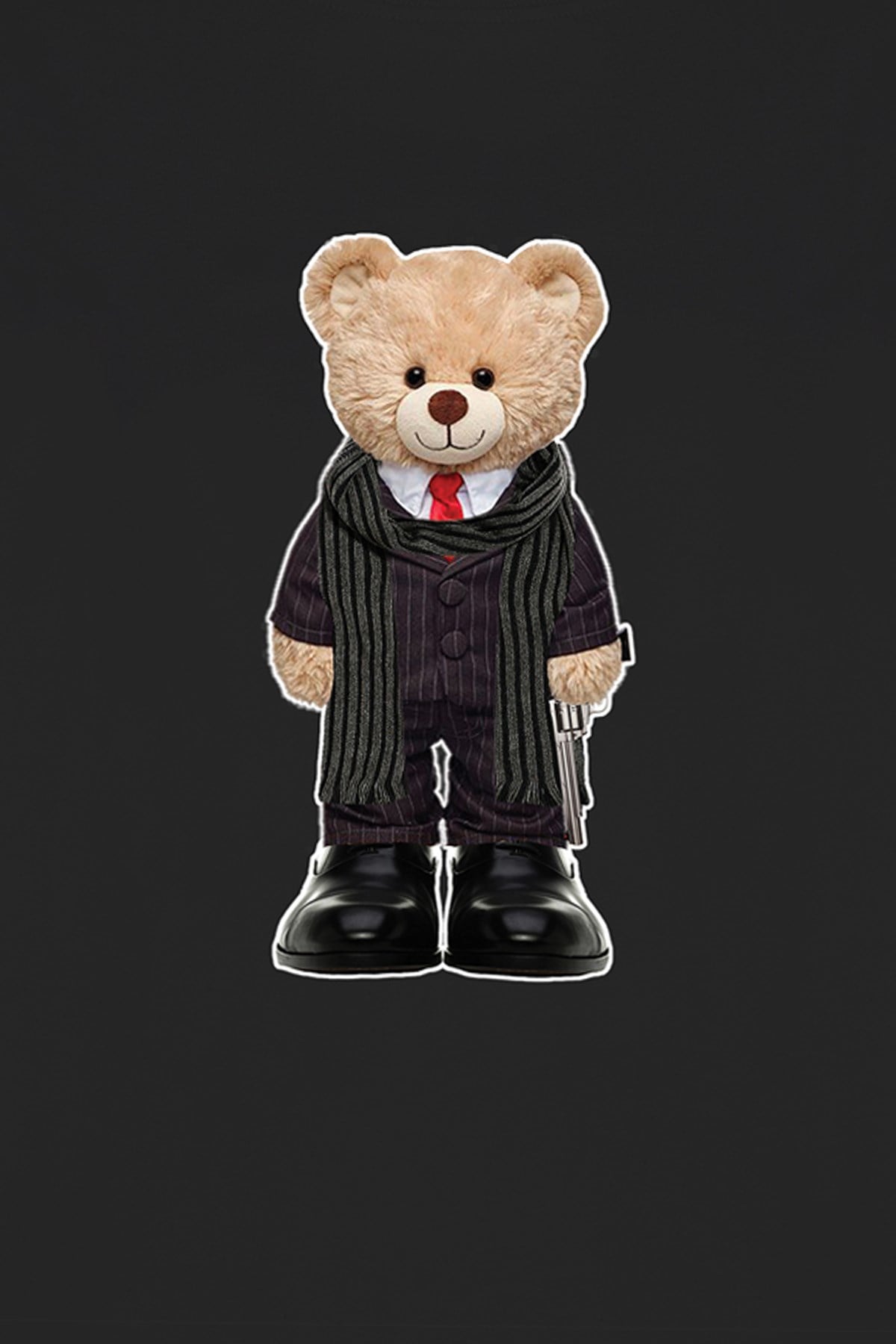 Teddy Printed Unisex Tshirt (Beyaz)