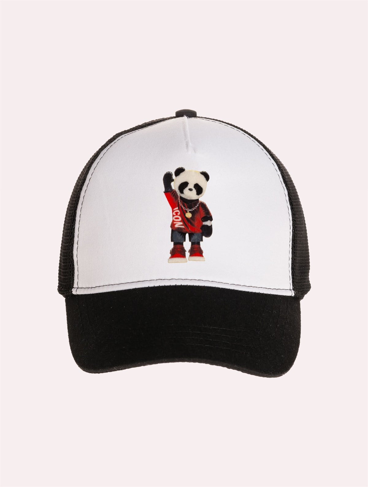 Velvet Panda Patch Hat
