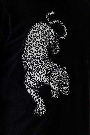 EMBROIDERED LEOPARD Tshirt 