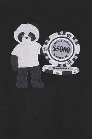 EMBROIDERED PANDA sweatshirt