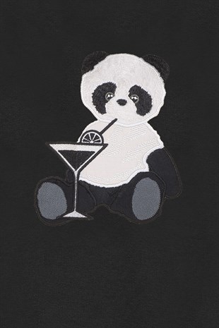 EMBROIDERED PANDA sweatshirt