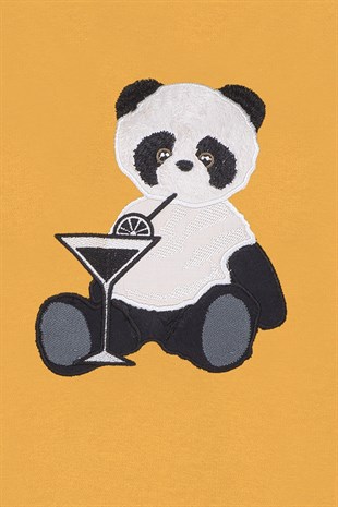 EMBROIDERED PANDA sweatshirt
