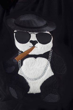 EMBROIDERED PANDA Tshirt