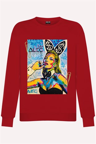 PRINTED KATE MOSS sweatshirt