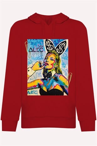 PRINTED KATE MOSS  hoodie