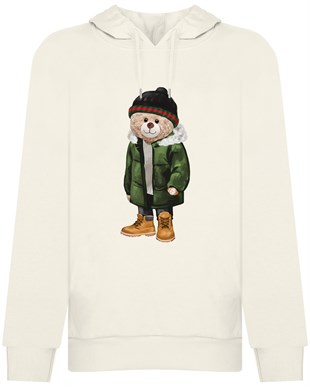 PRINTED TEDDY BEAR hoodie