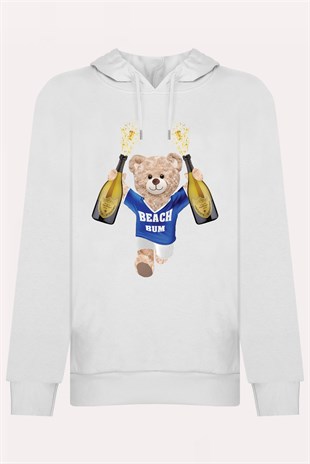 PRINTED TEDDY BEAR hoodie