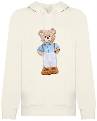 PRINTED TEDDY BEAR hoodie