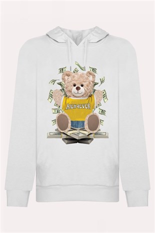 PRINTED TEDDY BEAR hoodie