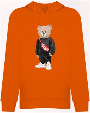 PRINTED TEDDY BEAR hoodie
