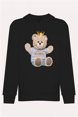 PRINTED TEDDY BEAR hoodie