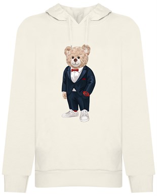 PRINTED TEDDY BEAR hoodie