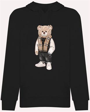 PRINTED TEDDY BEAR hoodie