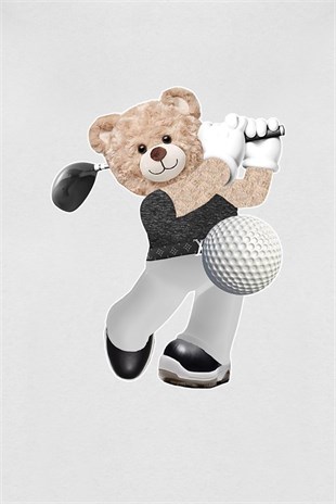 PRINTED TEDDY BEAR hoodie