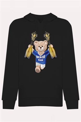 PRINTED TEDDY BEAR hoodie