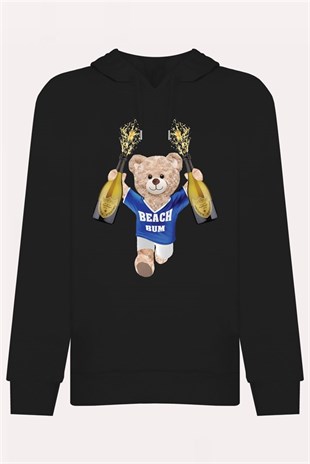PRINTED TEDDY BEAR hoodie