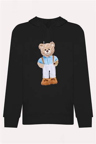 PRINTED TEDDY BEAR hoodie
