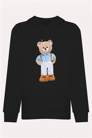 PRINTED TEDDY BEAR hoodie