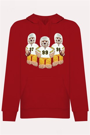 PRINTED TEDDY BEAR hoodie