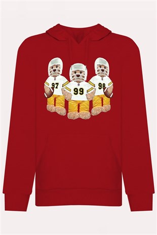 PRINTED TEDDY BEAR hoodie