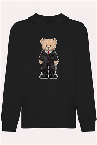 PRINTED TEDDY BEAR hoodie