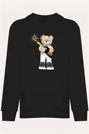 PRINTED TEDDY BEAR hoodie
